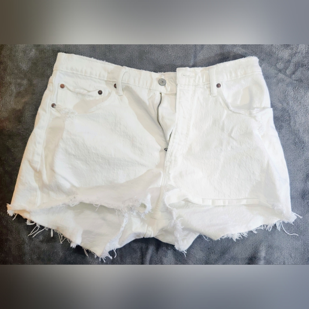 Abercrombie & Fitch The Mom Shorts High Rise Curve Love Size 32 / 14